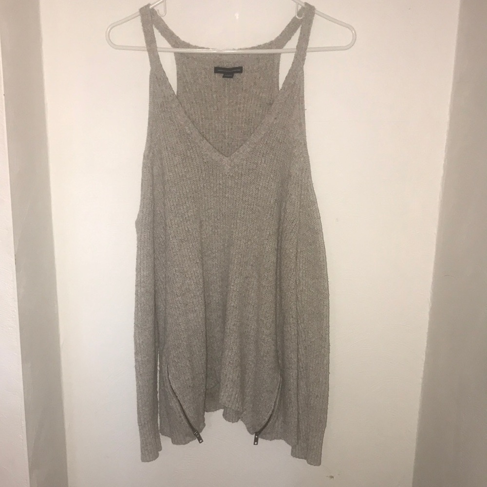 Cold shoulder sweater